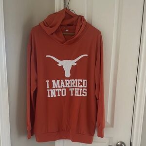 Texas longhorn hooded shirt